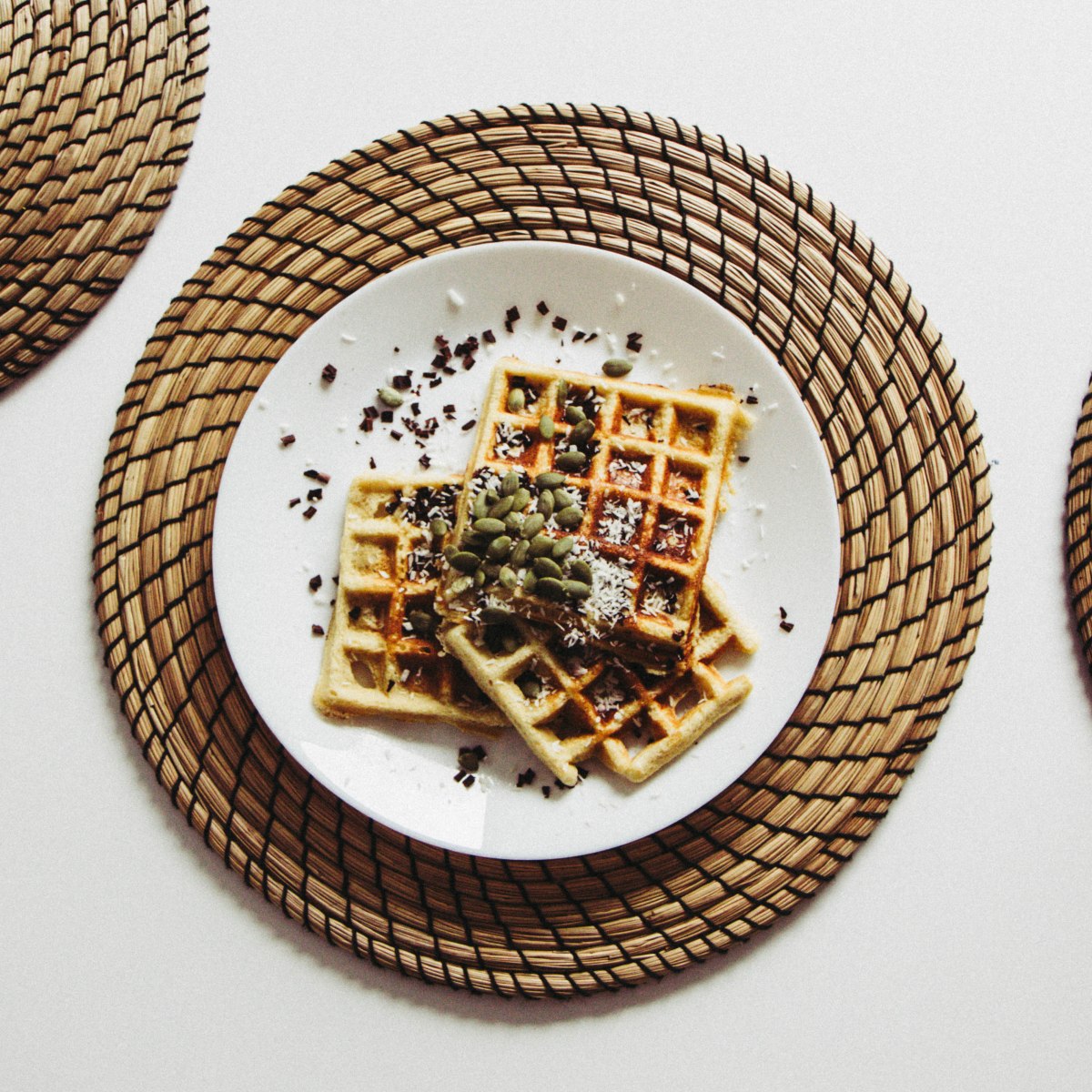 Kokosiniai vafliai / blynai